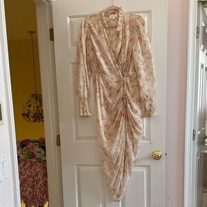 Chic Floral Long Sleeve Dress